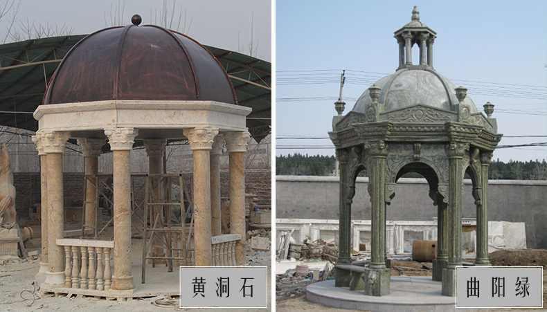 歐式景觀亭子，石雕大理石亭子，河北涼亭廠家