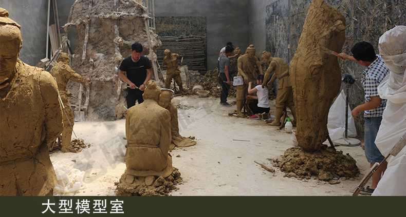 銅雕塑模型室，銅雕塑模型