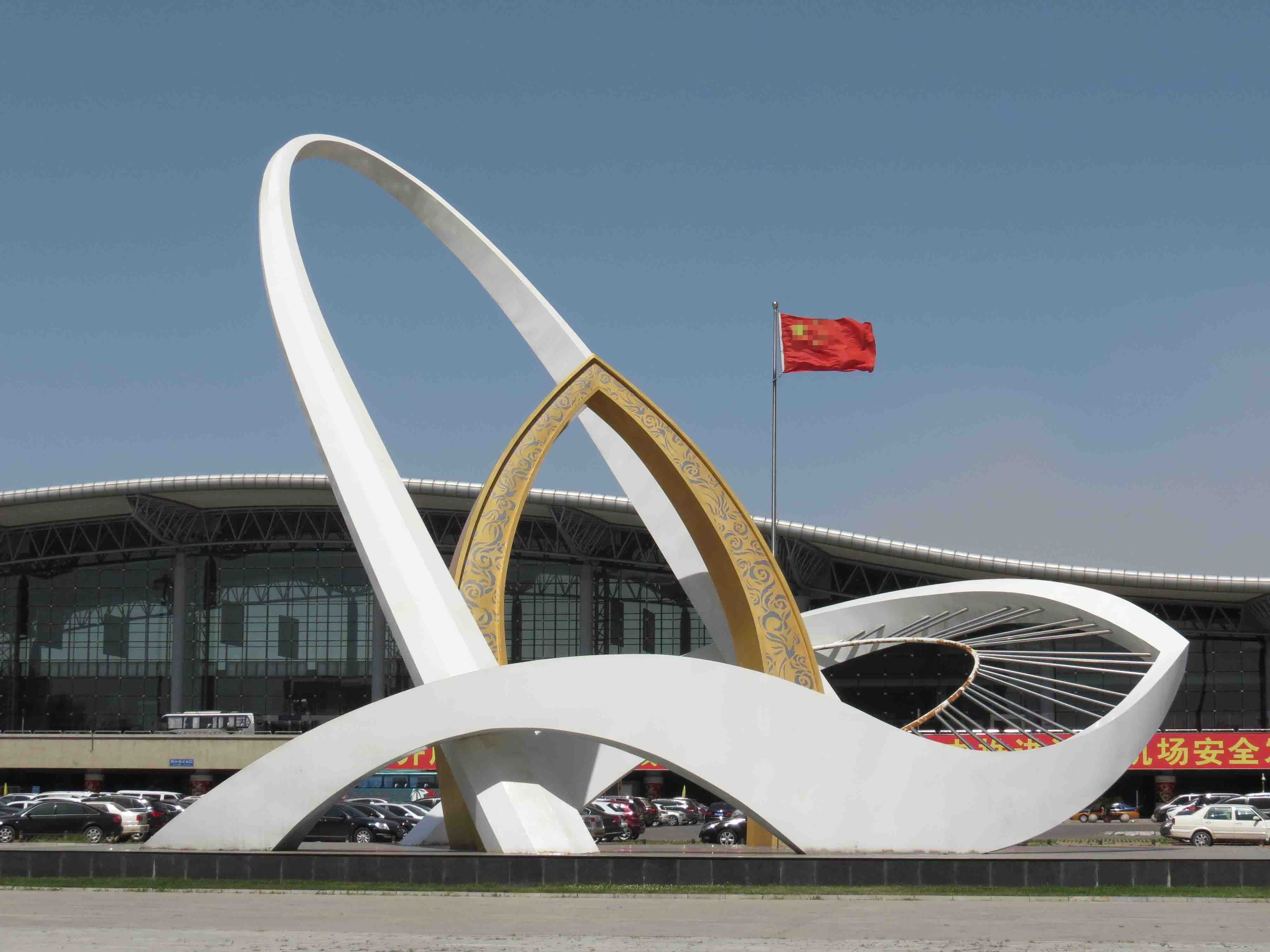 大型機(jī)場雕塑，大型廣場雕塑，機(jī)場廣場雕塑